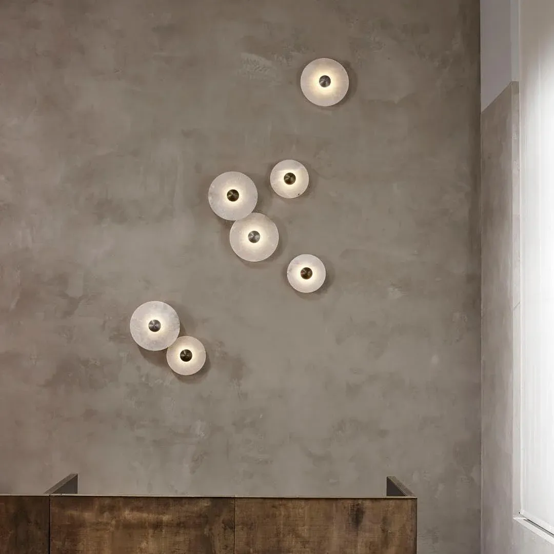 Byers Modern Metal  Resin Wall Lamp Dining Room Bedroom