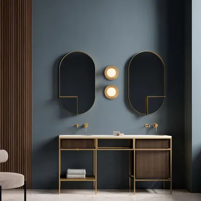 Orr Modern Minimalism Round Glass Wall Light Bedroom Living Room