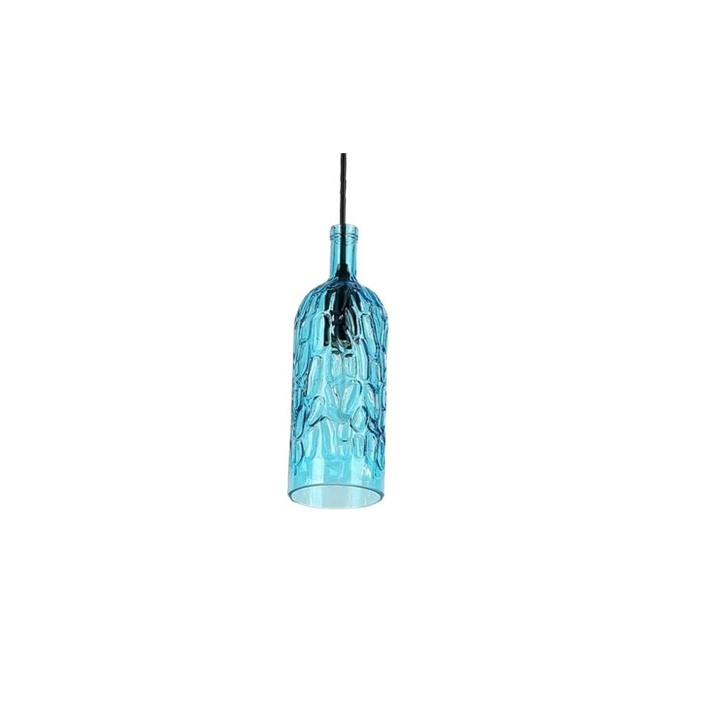 Hailie Vintage Pendant Light Wine Bottle Metal/Glass Kitchen Island