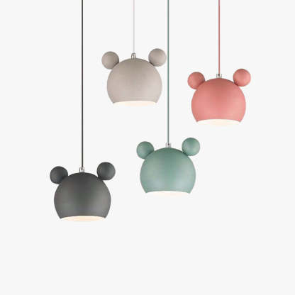 Colorful cartoon style pendant lights for kids room lighting.