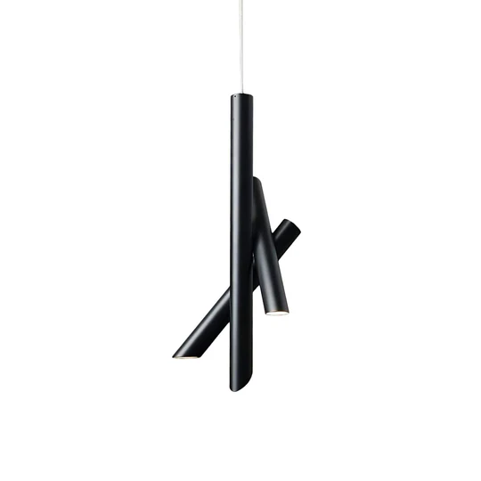 Valentina Modern Tubes Metal Pendant Light Living Room Bedroom