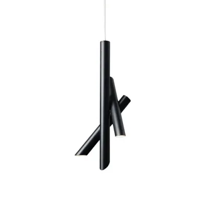 Valentina Modern Tubes Metal Pendant Light Living Room Bedroom