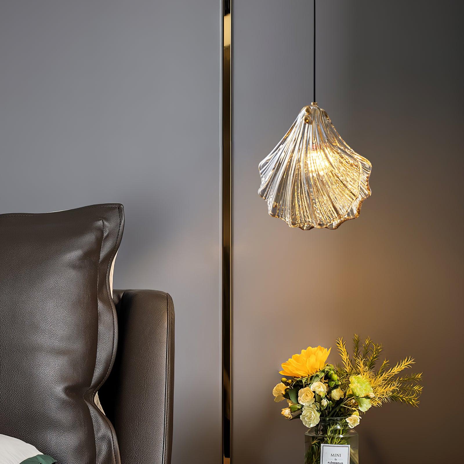 Hailie Antique Unusual Brass Glass Metal Pendant Light Dining Room Bedroom