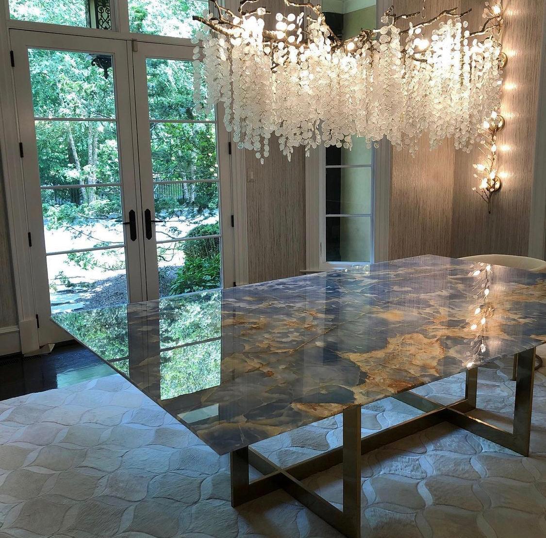 Marilyn Unusual Metal Glass Pendant Light Bedroom Living Room