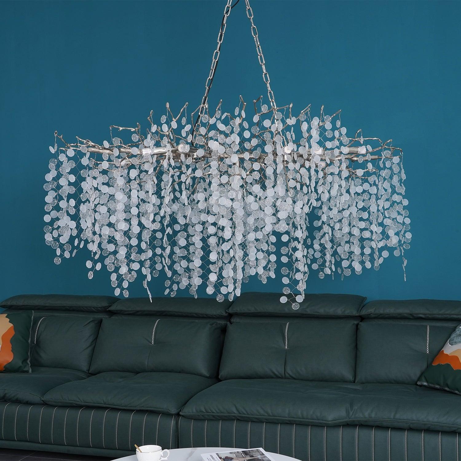 Marilyn Unusual Metal Glass Pendant Light Bedroom Living Room