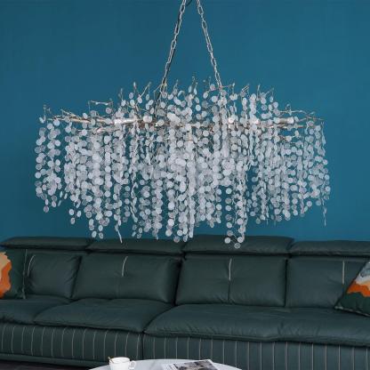 Marilyn Unusual Metal Glass Pendant Light Bedroom Living Room