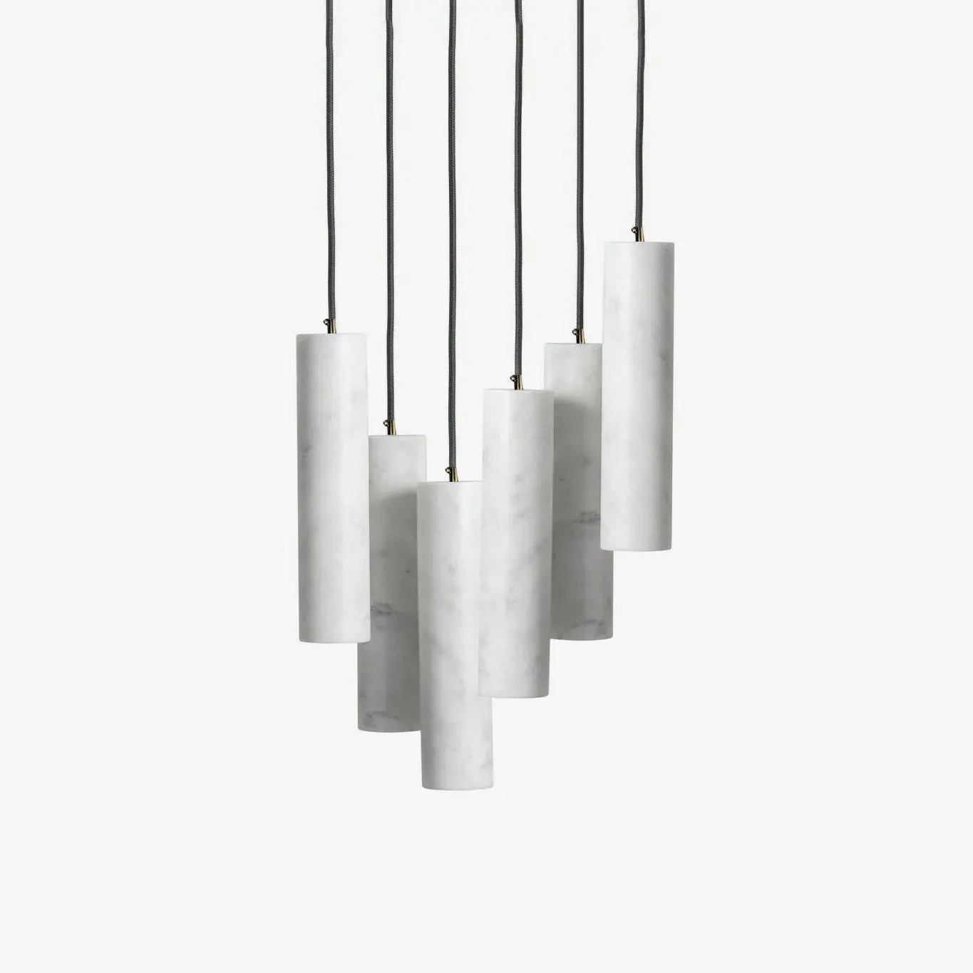 Hailie Modern Metal Alabaster Pendant Light Dining Room Kitchen