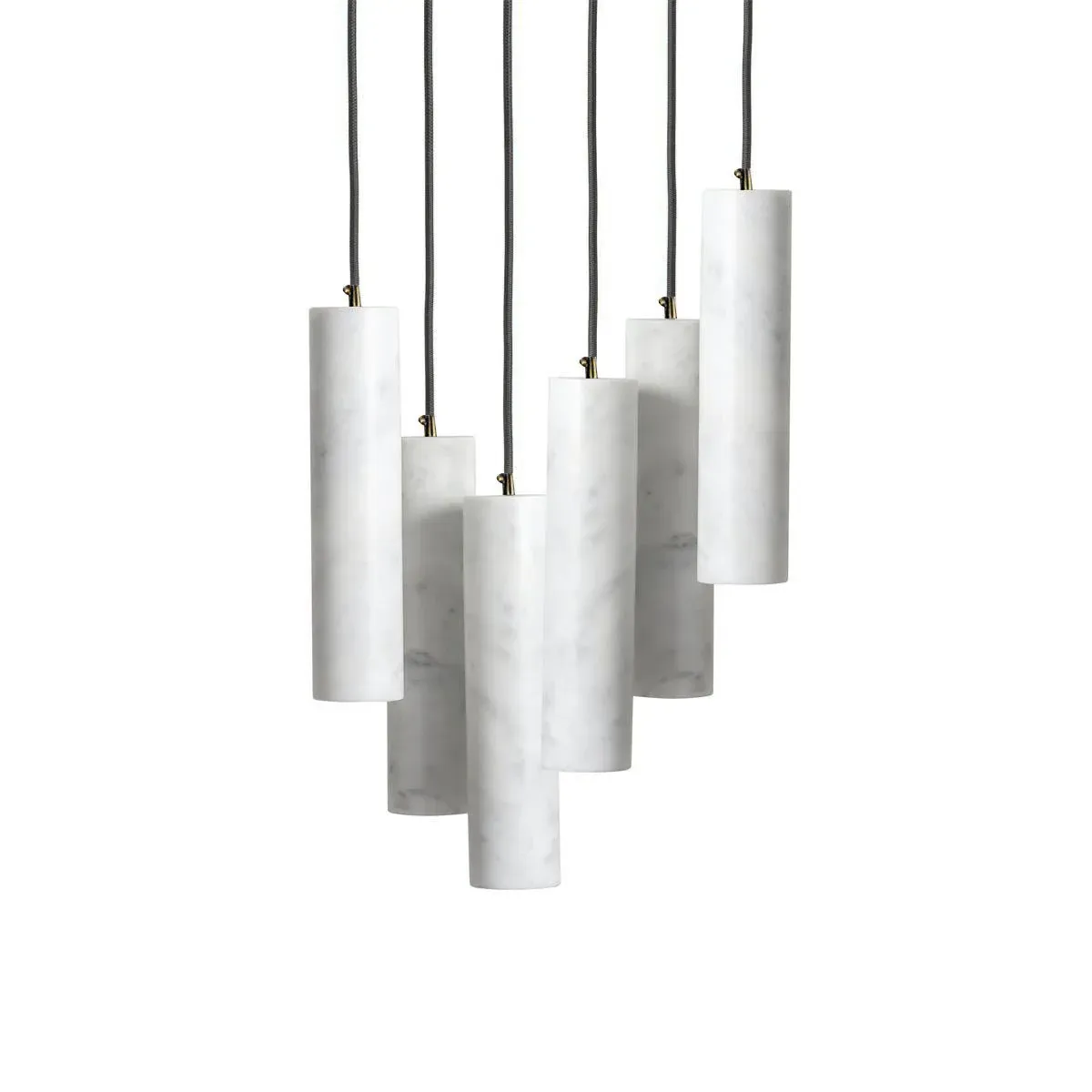 Hailie Modern Metal Alabaster Pendant Light Dining Room Kitchen