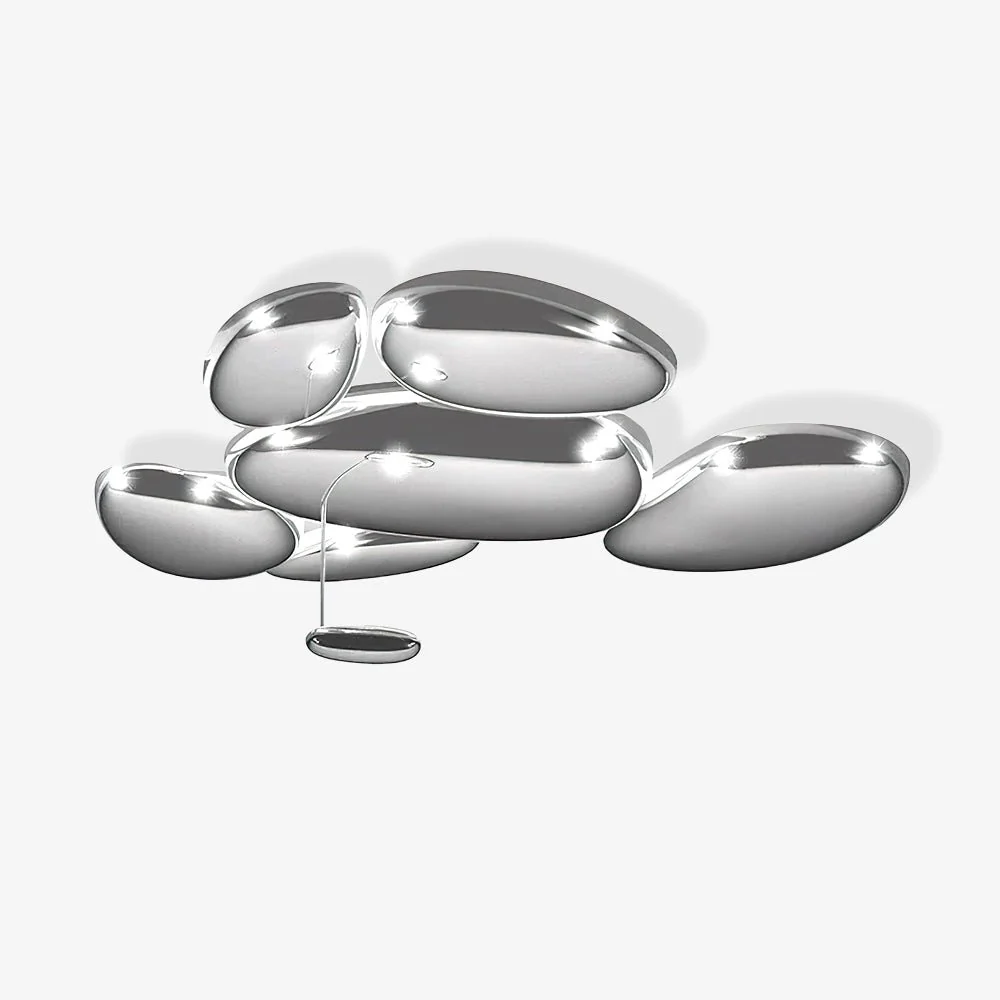 Alessio Unusual Metal Acrylic Ceiling Light Living Room Dining Room