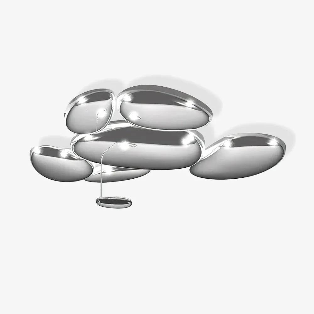 Alessio Unusual Metal Acrylic Ceiling Light Living Room Dining Room