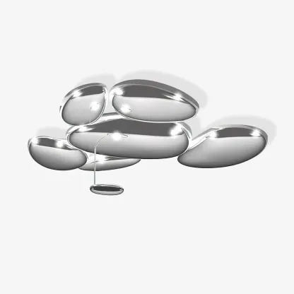 Alessio Unusual Metal Acrylic Ceiling Light Living Room Dining Room