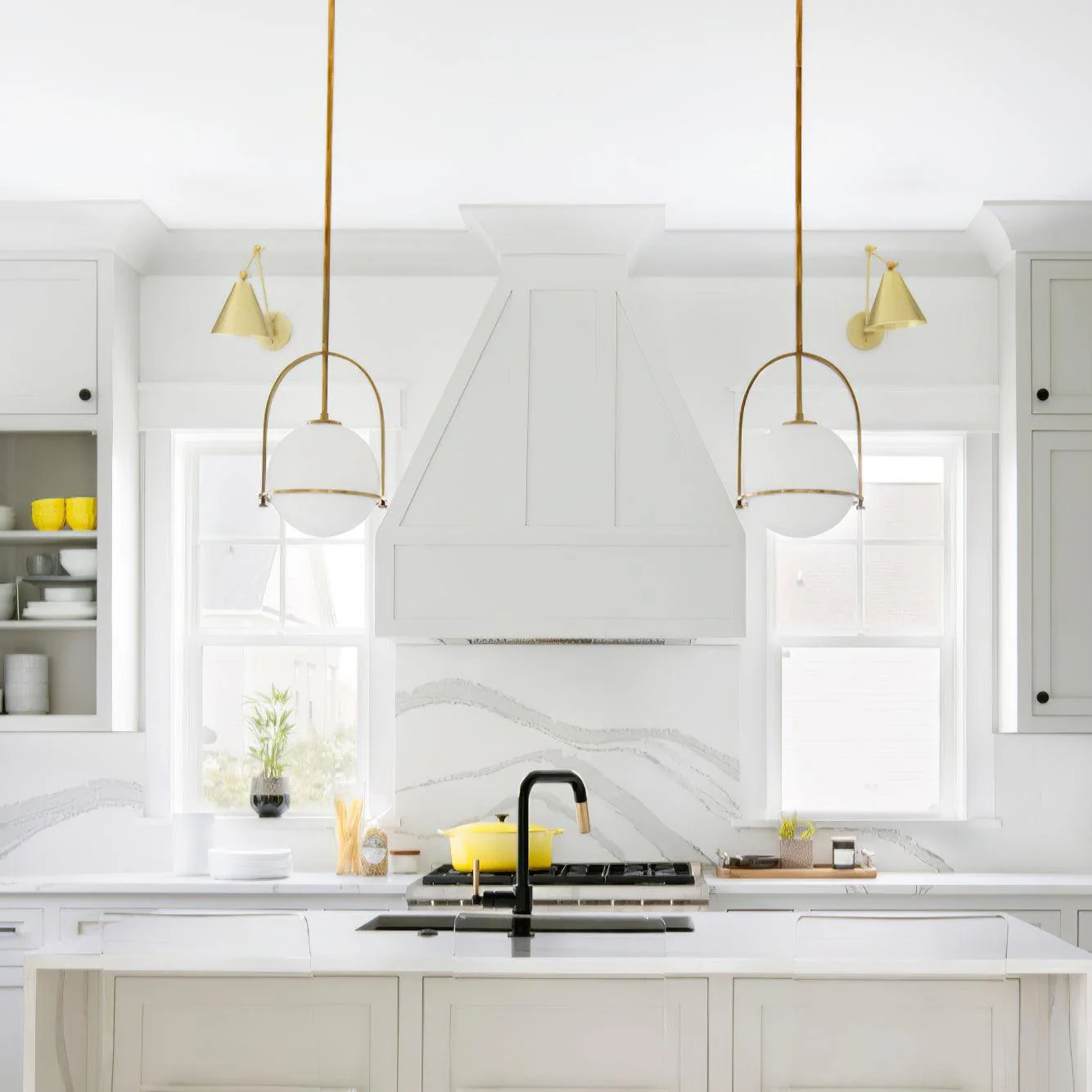 Alessio Vintage Ball Metal Brass Glass Pendant Light Living Room Dining Room
