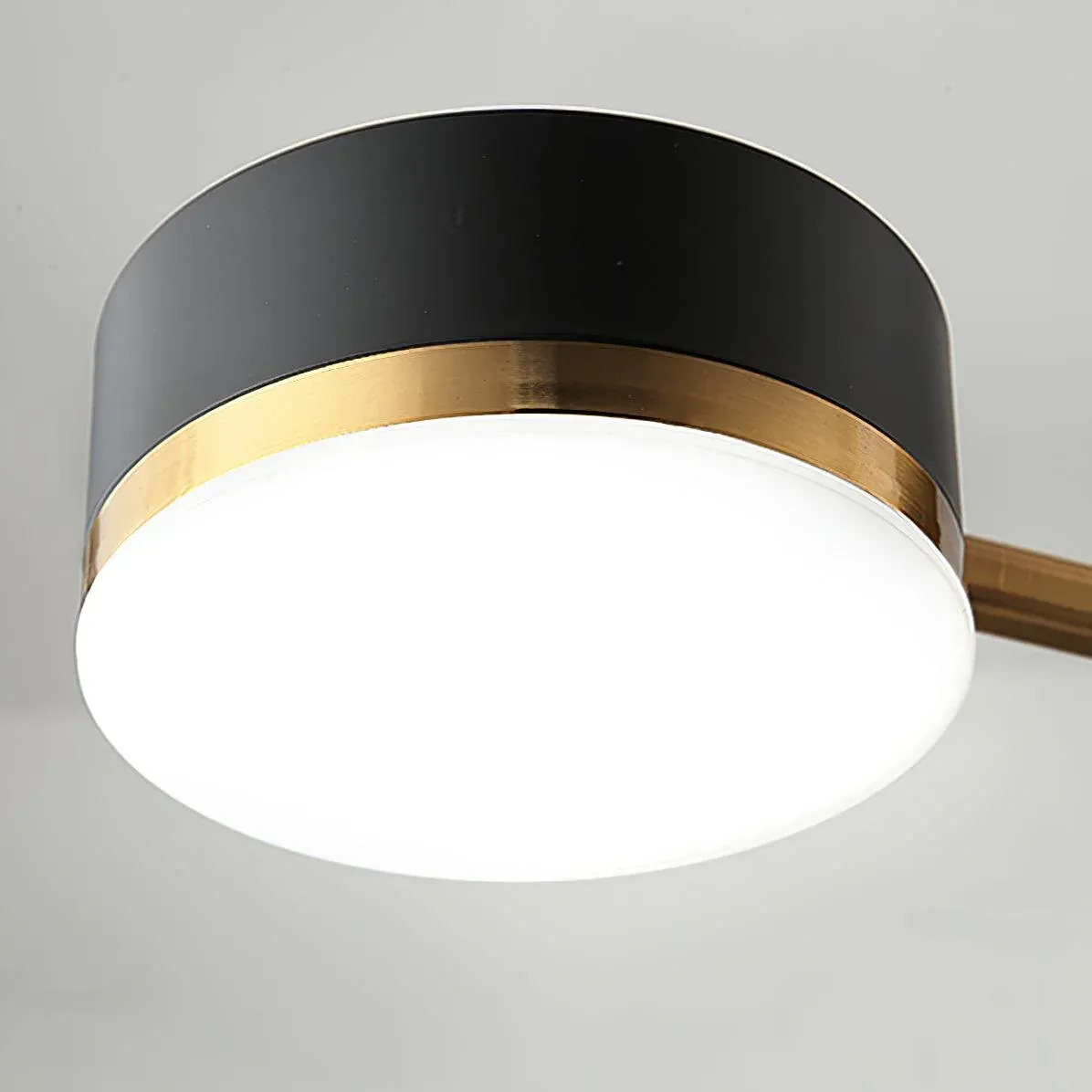 Valentina Modern Gold Black Metal Acrylic Pendant Light Bedroom Living Room