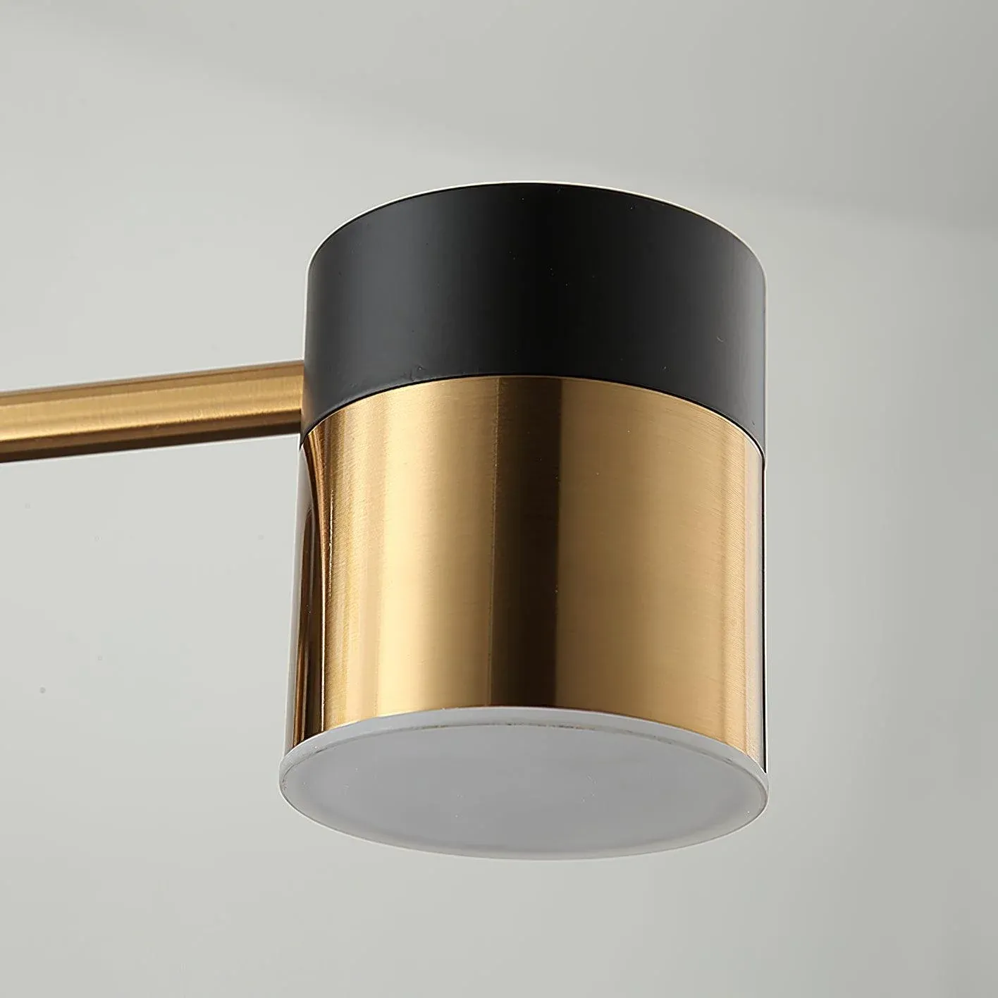 Valentina Modern Gold Black Metal Acrylic Pendant Light Bedroom Living Room