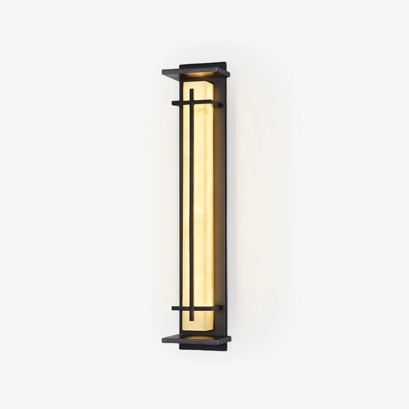 Orr Square Metal Imitation alabaster resin Outdoor Wall Light Lawns Villas Corridors