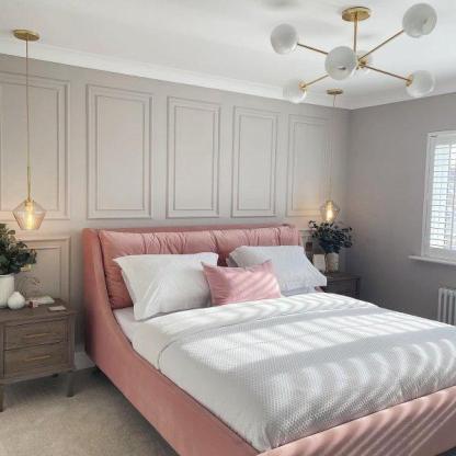 Valentina Gorgeous Metal Glass Chandelier Living Room Bedroom