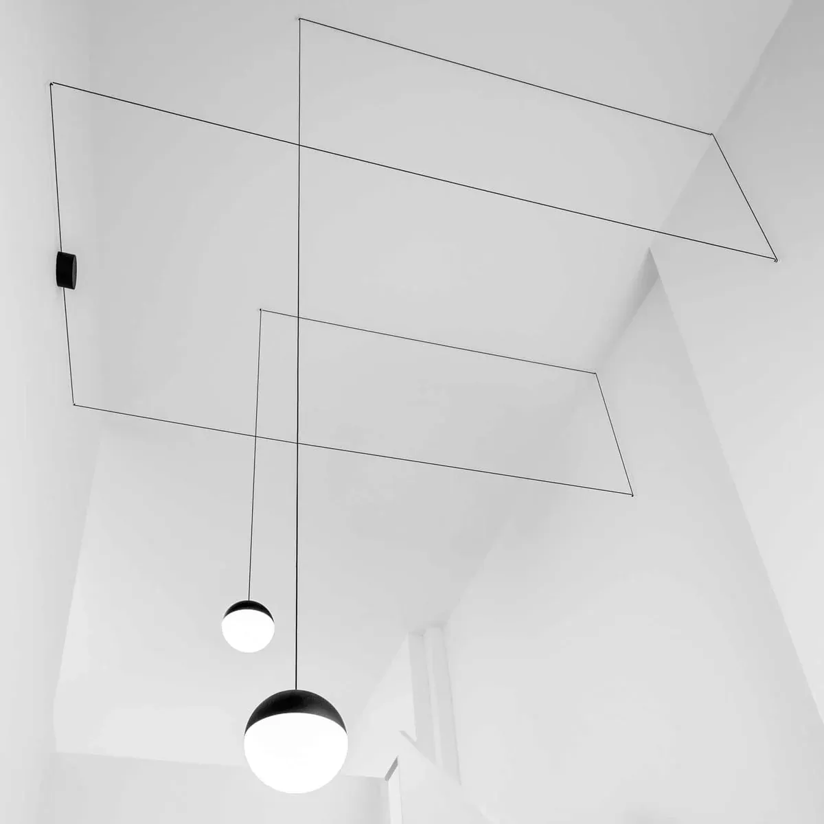 Hailie Modern Minimalism Round Metal Pendant Light Bedroom Hallway