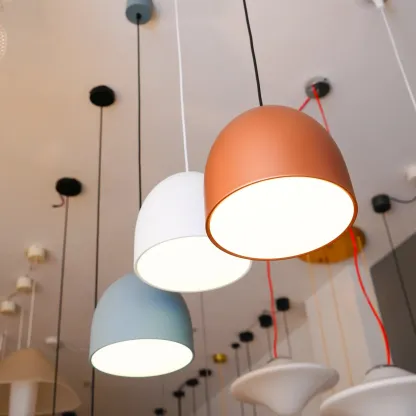 Hailie Urban Metal Polycarbonate Pendant Light Living Room Dining Room