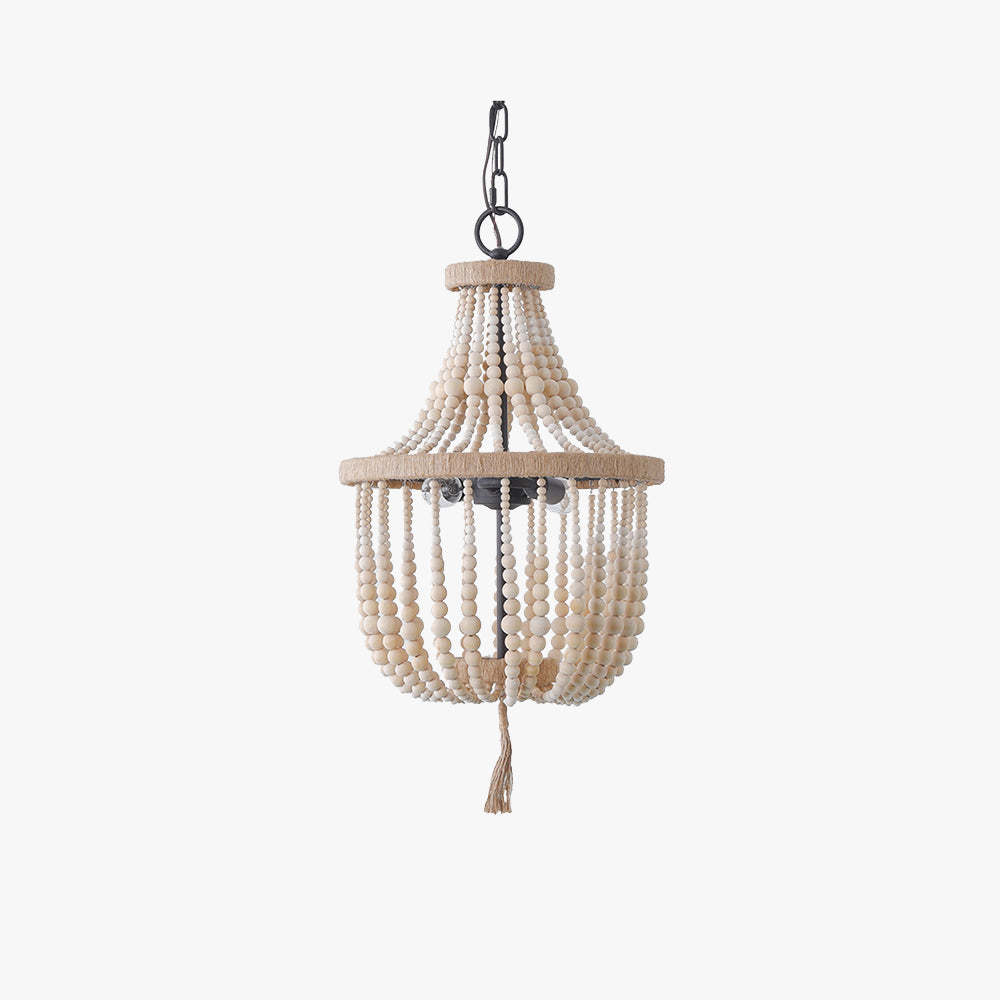 Alessio Design LED Pendant Light White/Wood Metal/Wood Bed/Living/Childrensroom