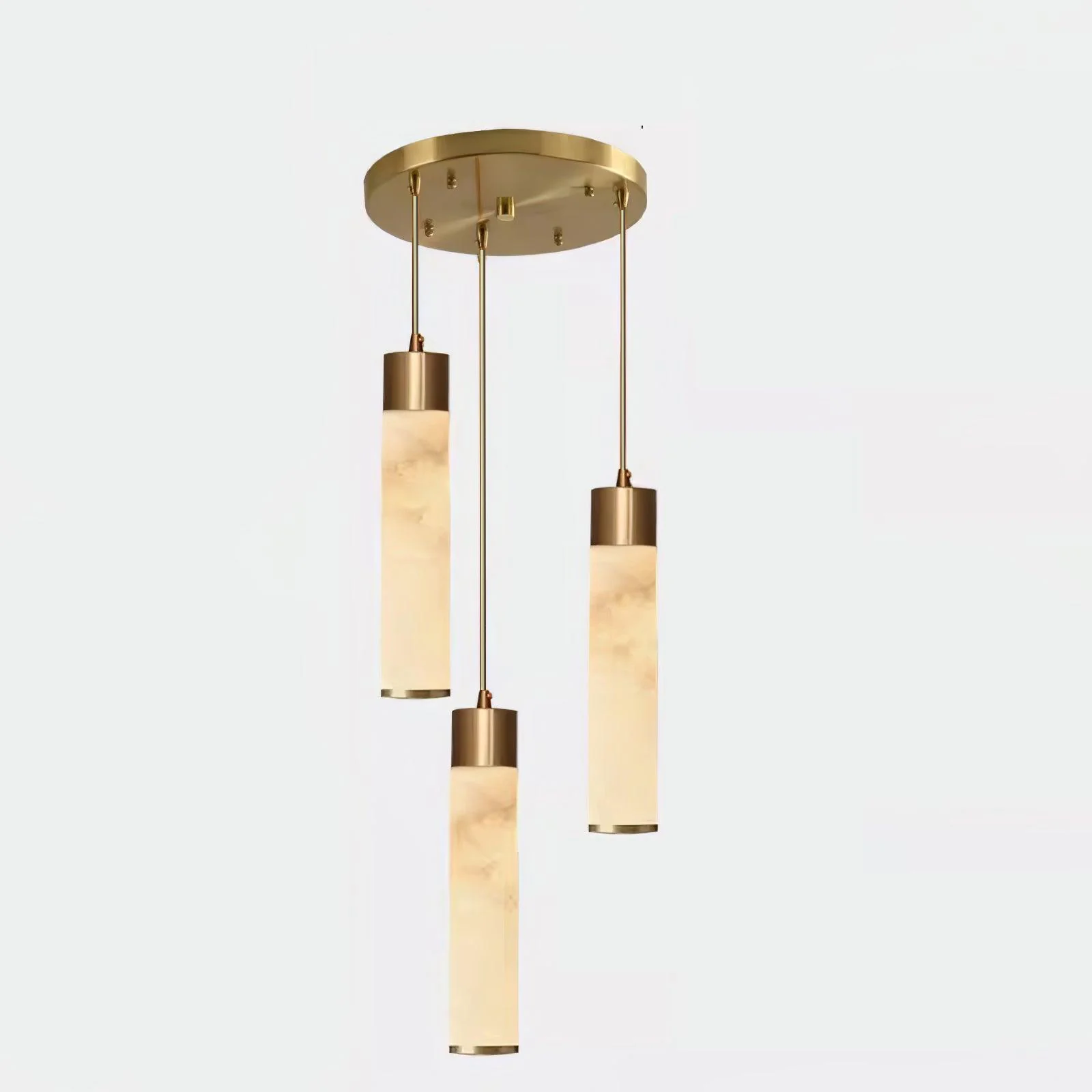 Hailie Modern Brass Resin Pendant Light Living Room Bedroom Bathroom
