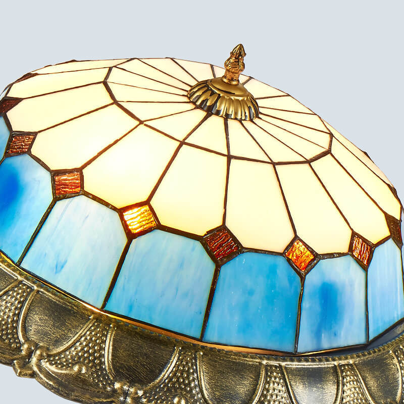 Eryn Retro LED Flush Mount Ceiling Light Glass Round Living Room