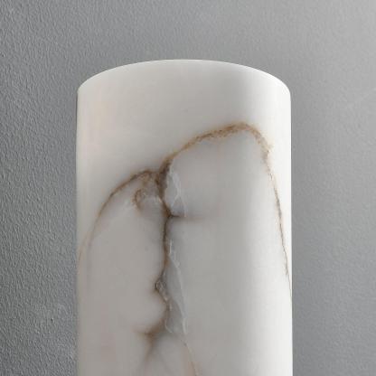 Jade Alabaster Brass Wall Sconce Living Room Bedroom