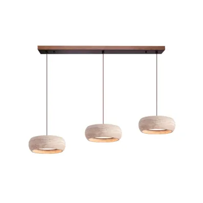 Ozawa Modern Round Cement Pendant Light Shades Bedroom Dining Room