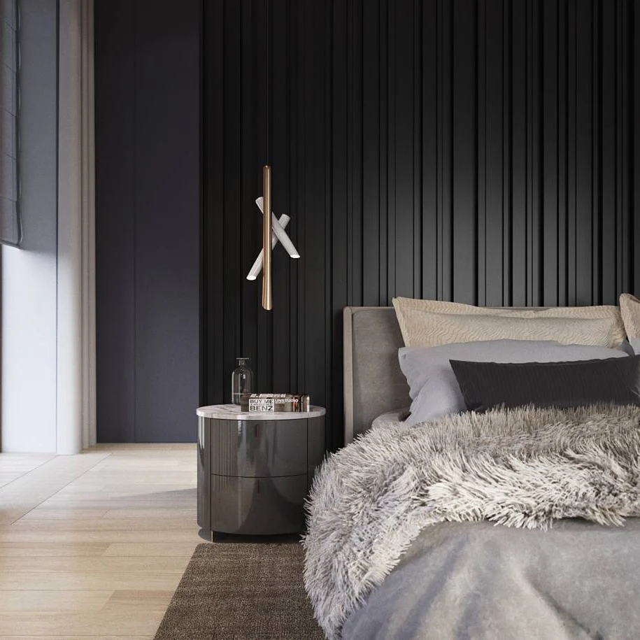 Valentina Tubes Metal Pendant Light Living Room Bedroom