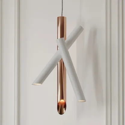 Valentina Tubes Metal Pendant Light Living Room Bedroom
