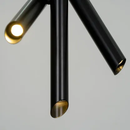 Valentina Modern Tubes Metal Pendant Light Living Room Bedroom