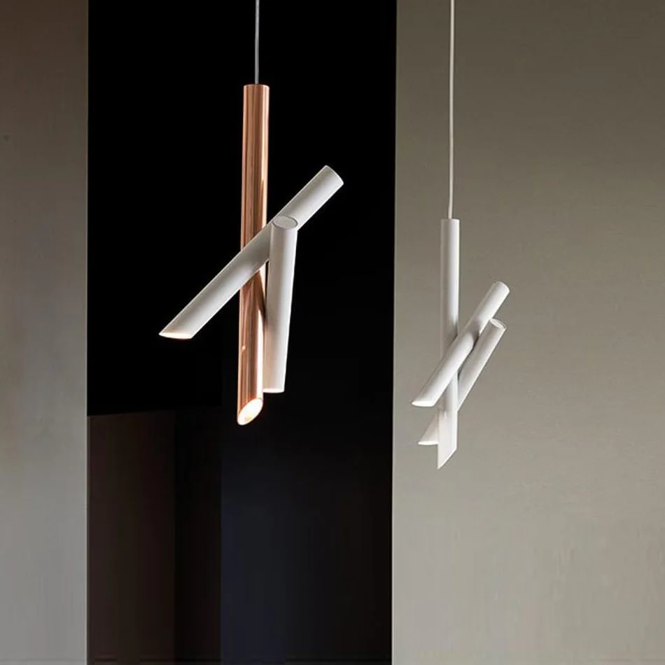 Valentina Tubes Metal Pendant Light Living Room Bedroom
