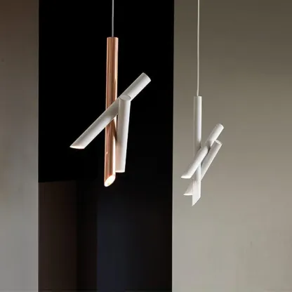 Valentina Tubes Metal Pendant Light Living Room Bedroom
