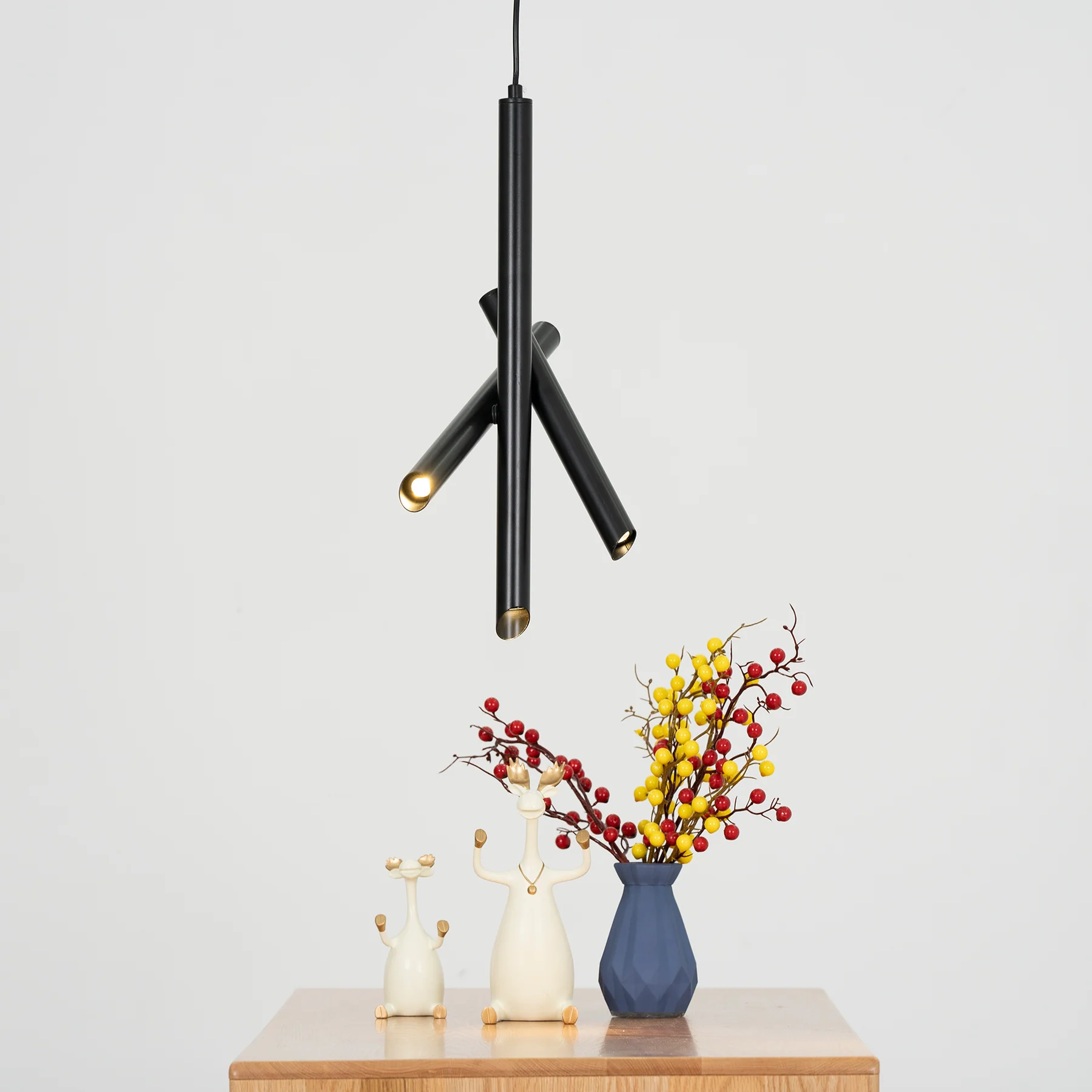 Valentina Tubes Metal Pendant Light Living Room Bedroom