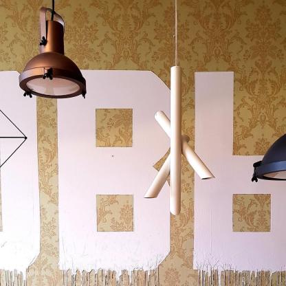 Valentina Tubes Metal Pendant Light Living Room Bedroom