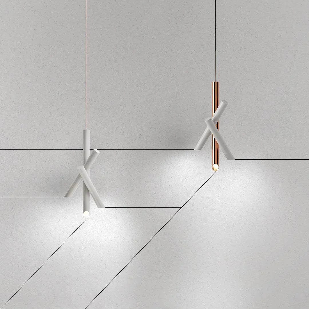 Valentina Tubes Metal Pendant Light Living Room Bedroom