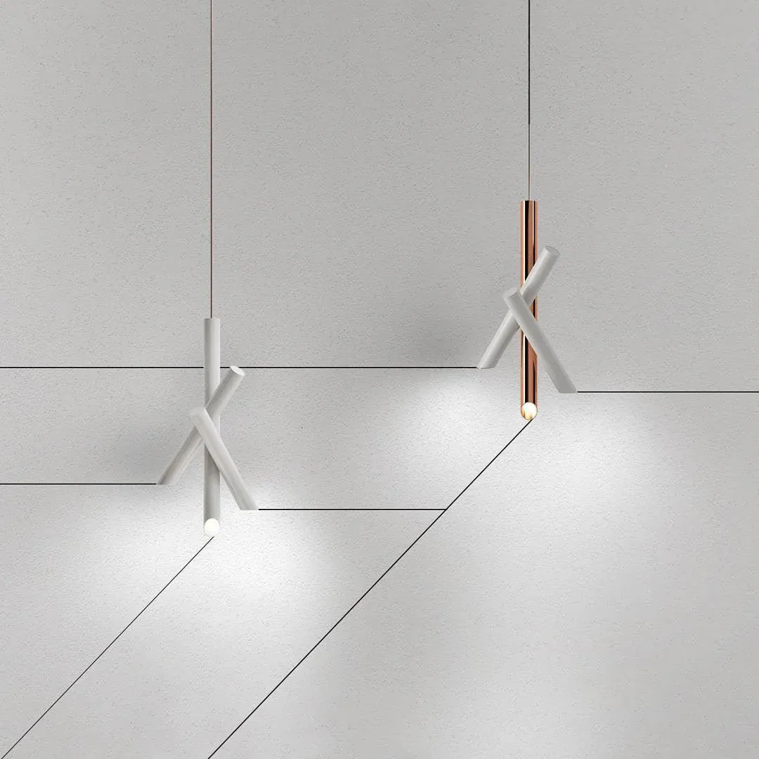 Valentina Tubes Metal Pendant Light Living Room Bedroom