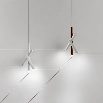 Valentina Tubes Metal Pendant Light Living Room Bedroom