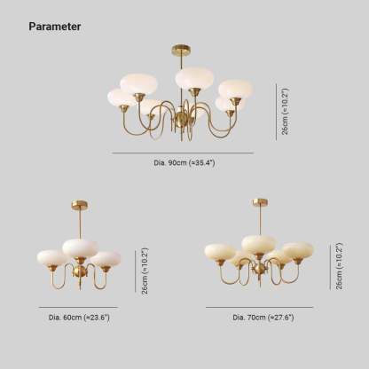 Morandi Modern Kitchen Island Bubble Globe Glass Chandelier