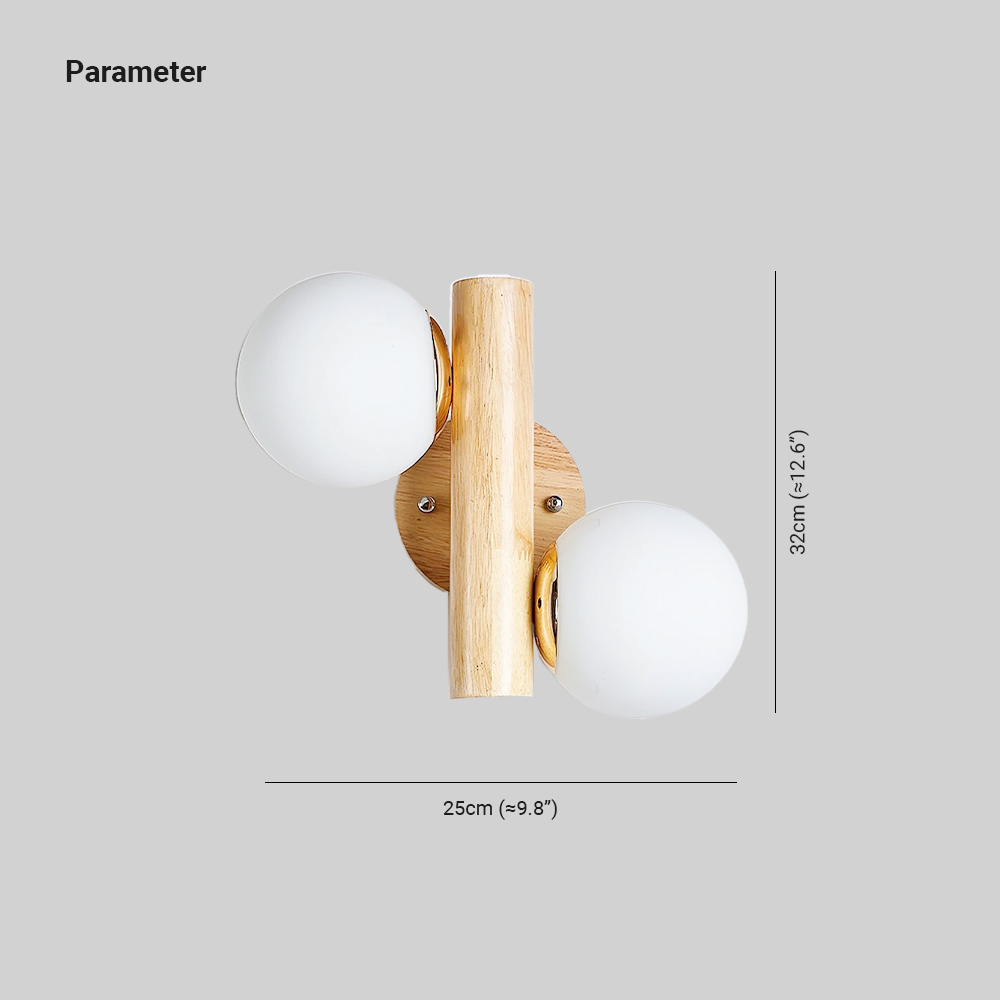 Ozawa Antique Cottage Wood Wall Light Bedroom Living Room Hallway