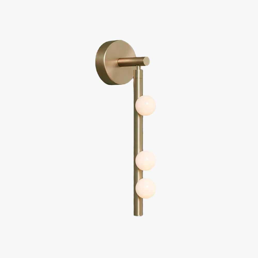 Edge Minimalism Metal Glass Wall Lamp Bedroom Living Room