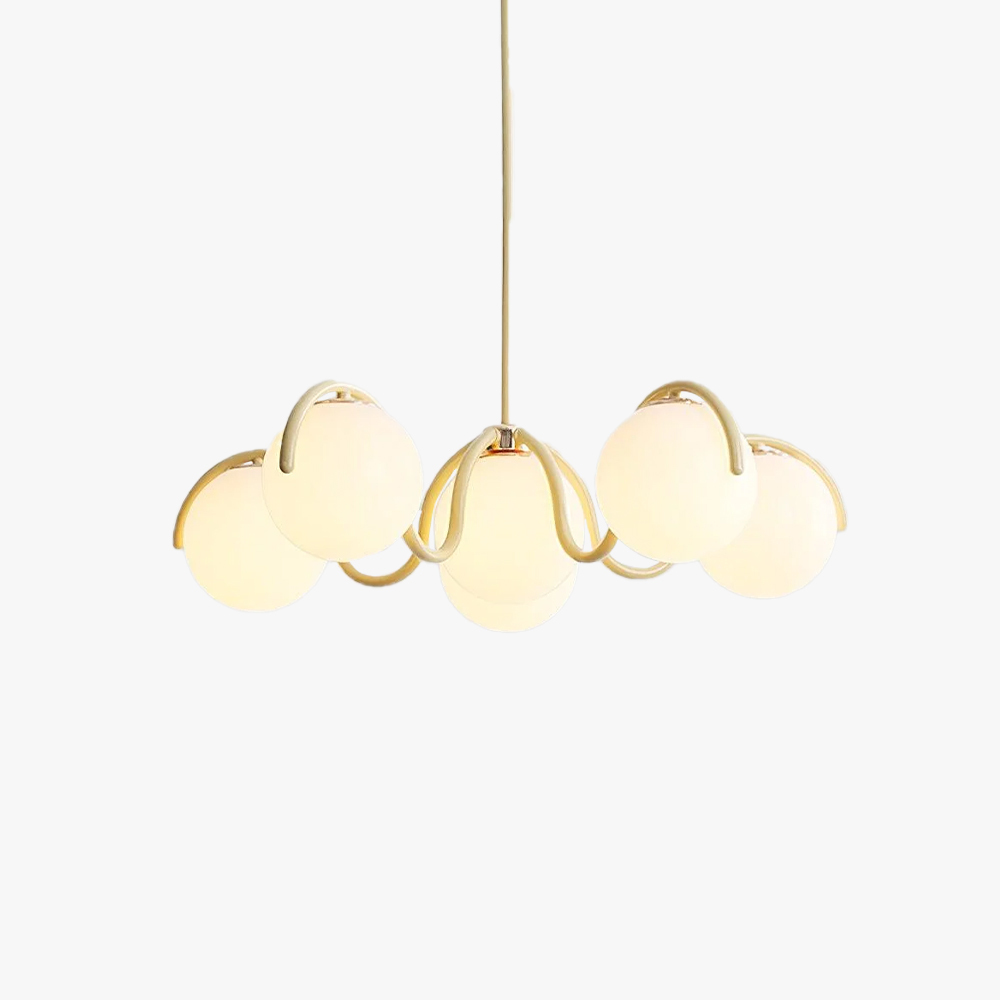 Valentina Vintage Metal Glass Pendant Light Bedroom Living Room