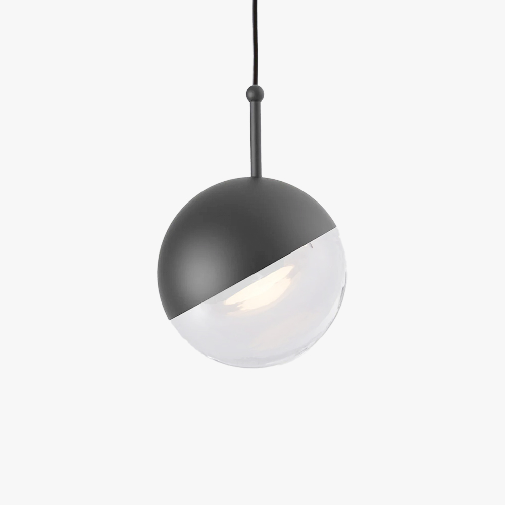 Hailie Modern Gold Metal Acrylic Pendant Light Bedroom Living Room