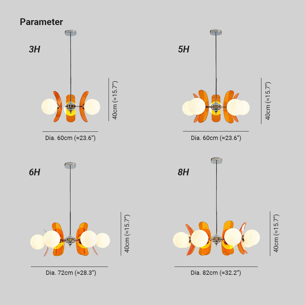 Valentina Modern Metal Glass Pendant Light Bedroom Living Room