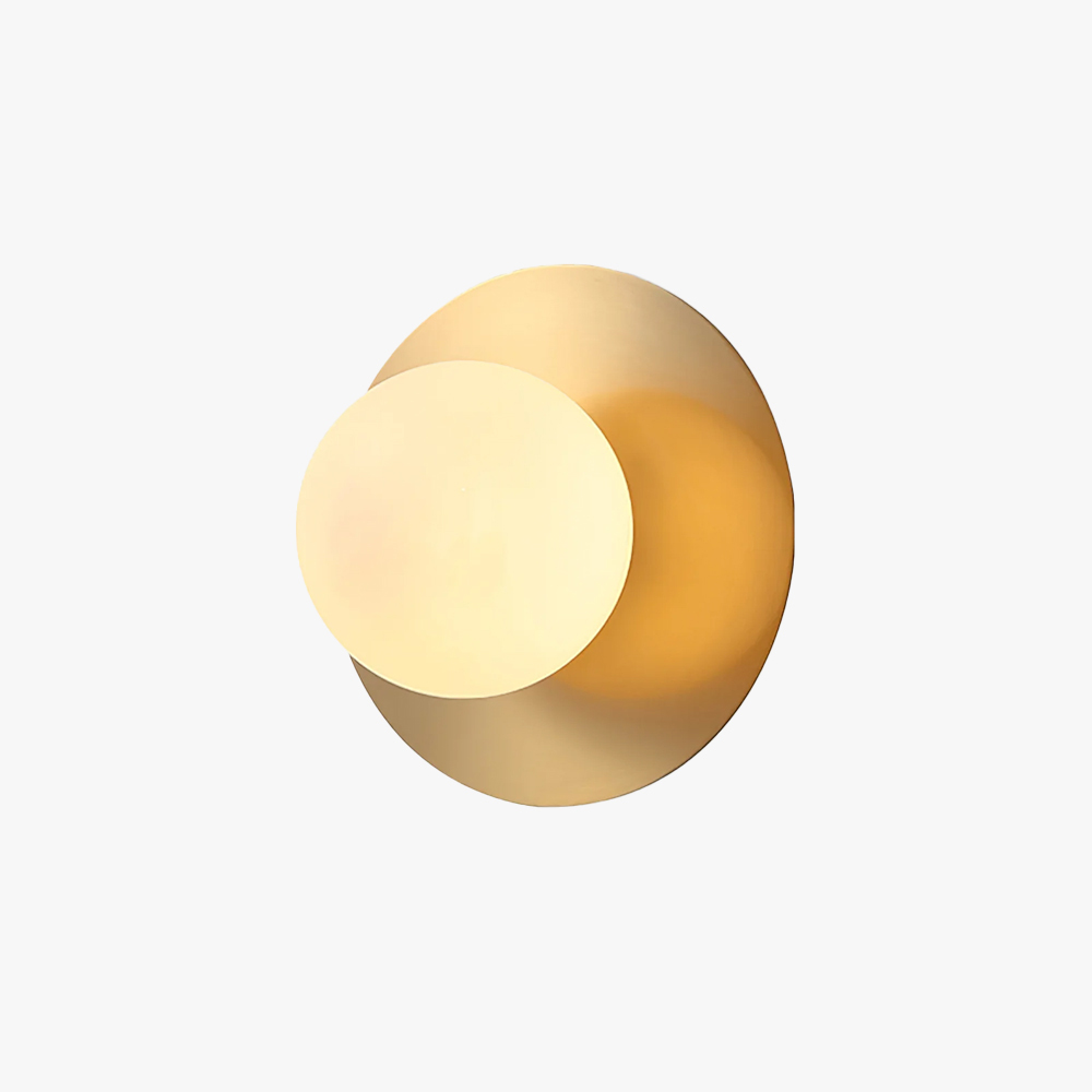 Orr Modern Minimalism Round Glass Wall Light Bedroom Living Room