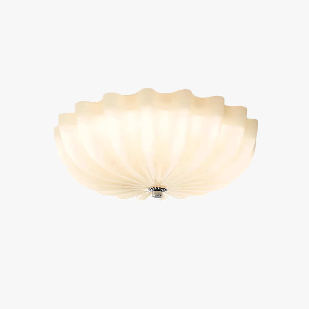 Quinn Modern Round Glass Ceiling Light Shades Bedroom Living Room
