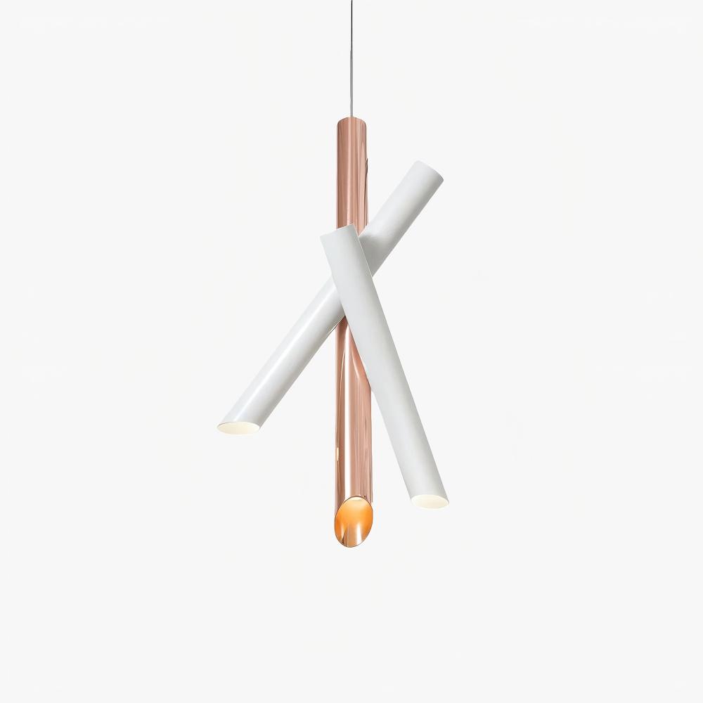 Valentina Tubes Metal Pendant Light Living Room Bedroom
