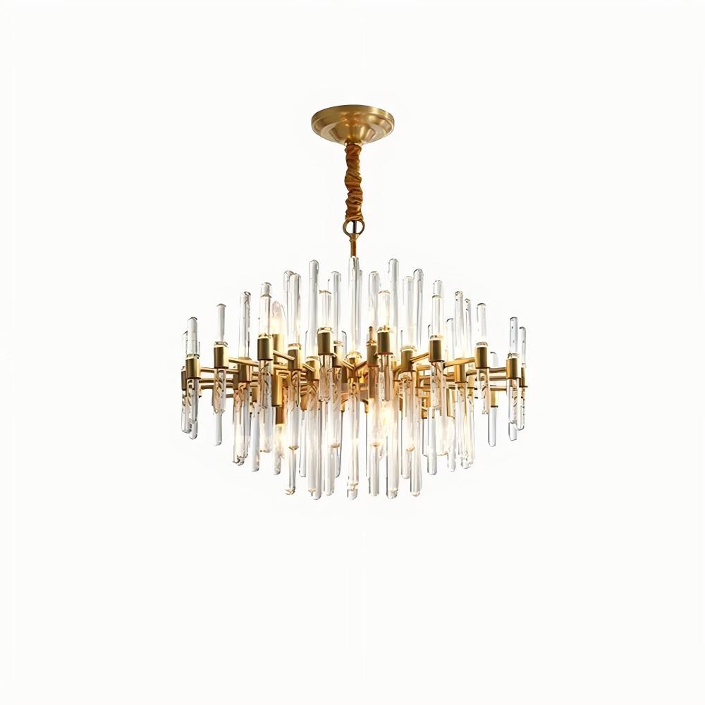 Marilyn Vintage Luxury Antique Brass Chandelier Living Room