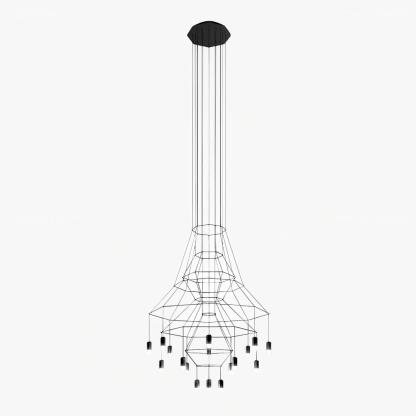 Marilyn Artistic Luxury Lines Chandelier Living Room