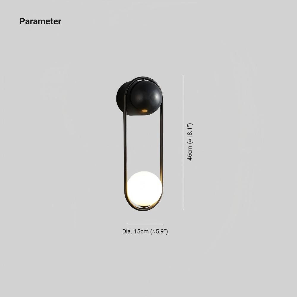 Edge Elegant Fashionable Mental Wall Light Bedroom