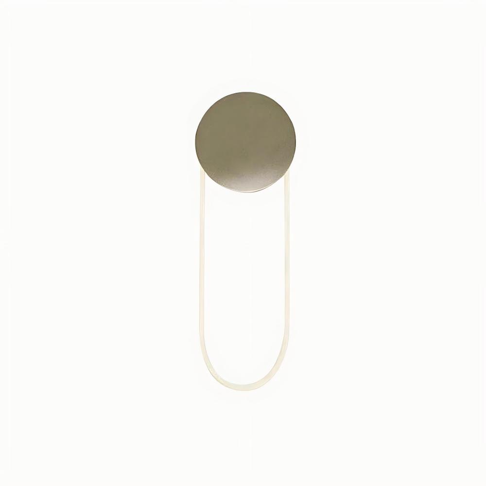 Edge Contemporary Metal Acrylic Wall Lamp Bathroom Bedroom